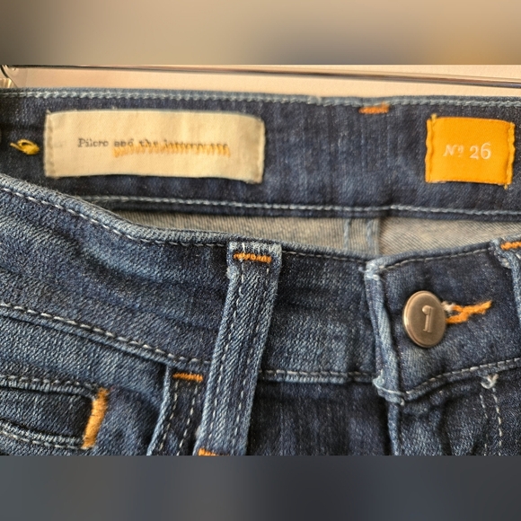 PILCRO ANTHROPOLOGIE Dark Wash Blue Bootcut Jeans. Size 26 - Picture 5 of 12